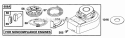 Page C Diagram and Parts List for  Briggs and Stratton Engine